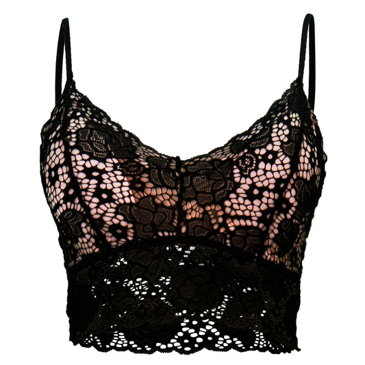 Lace Bra Top Cami (Inner pad included)