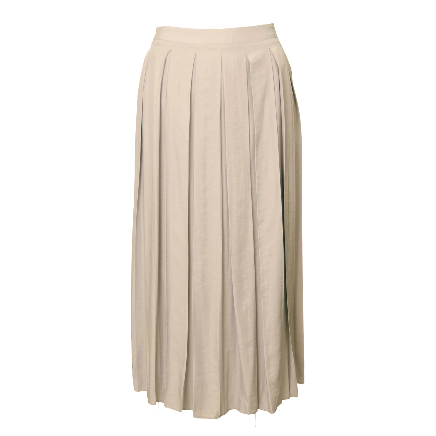 Waist Pleated Maxi Skirt