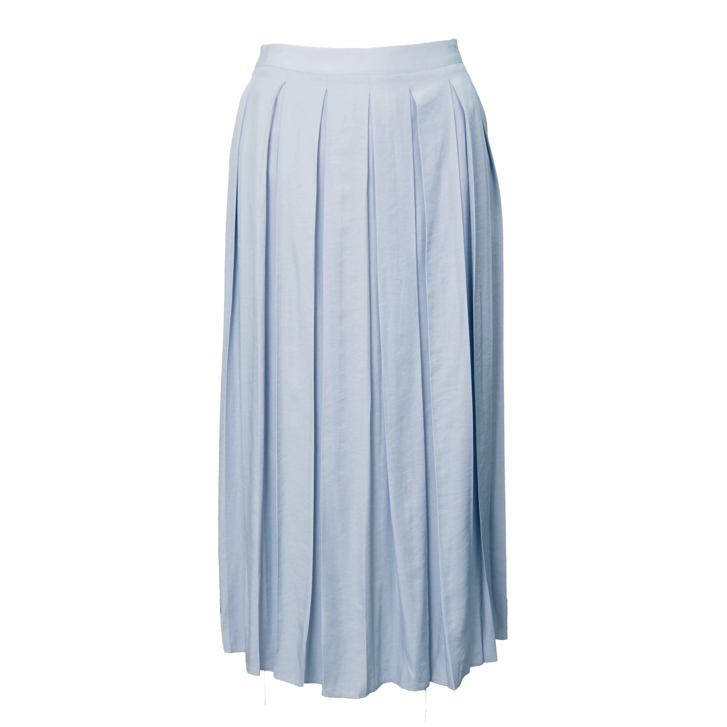 Waist Pleated Maxi Skirt