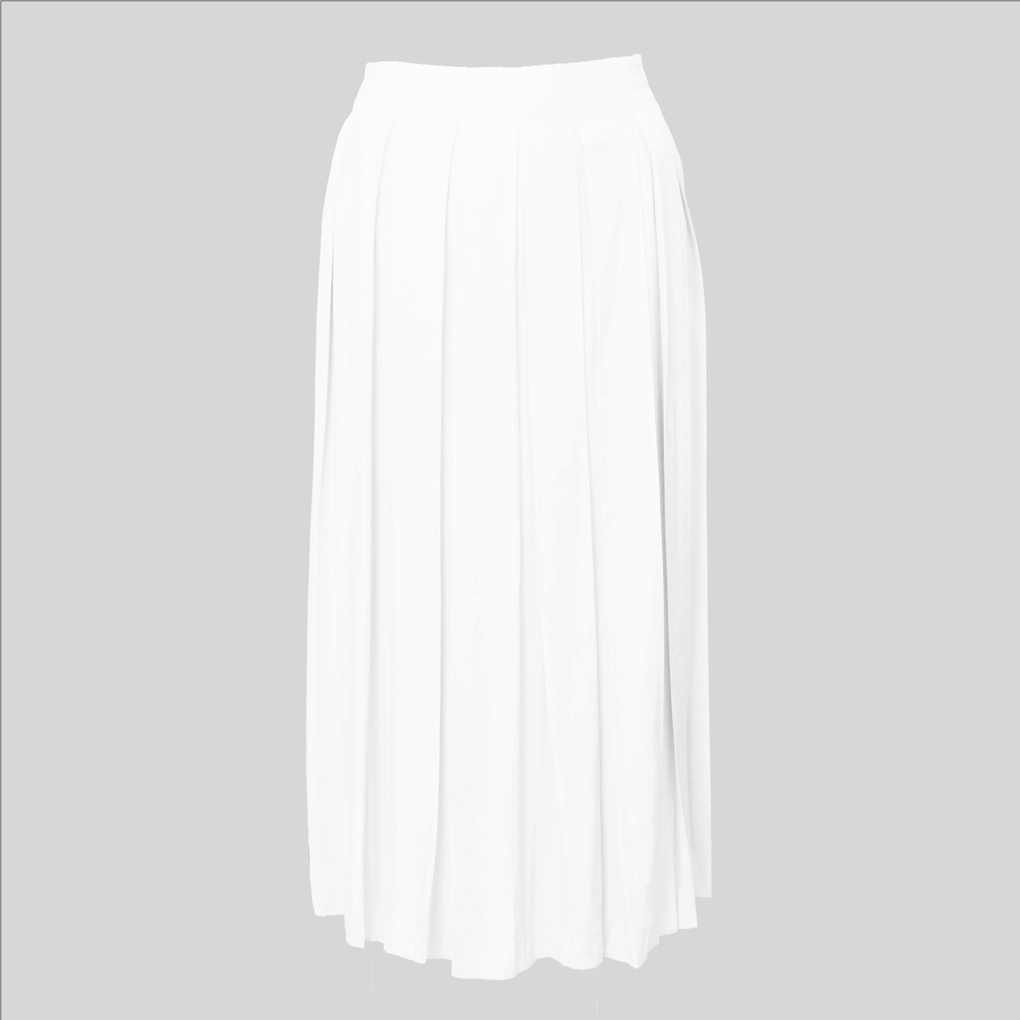 Waist Pleated Maxi Skirt