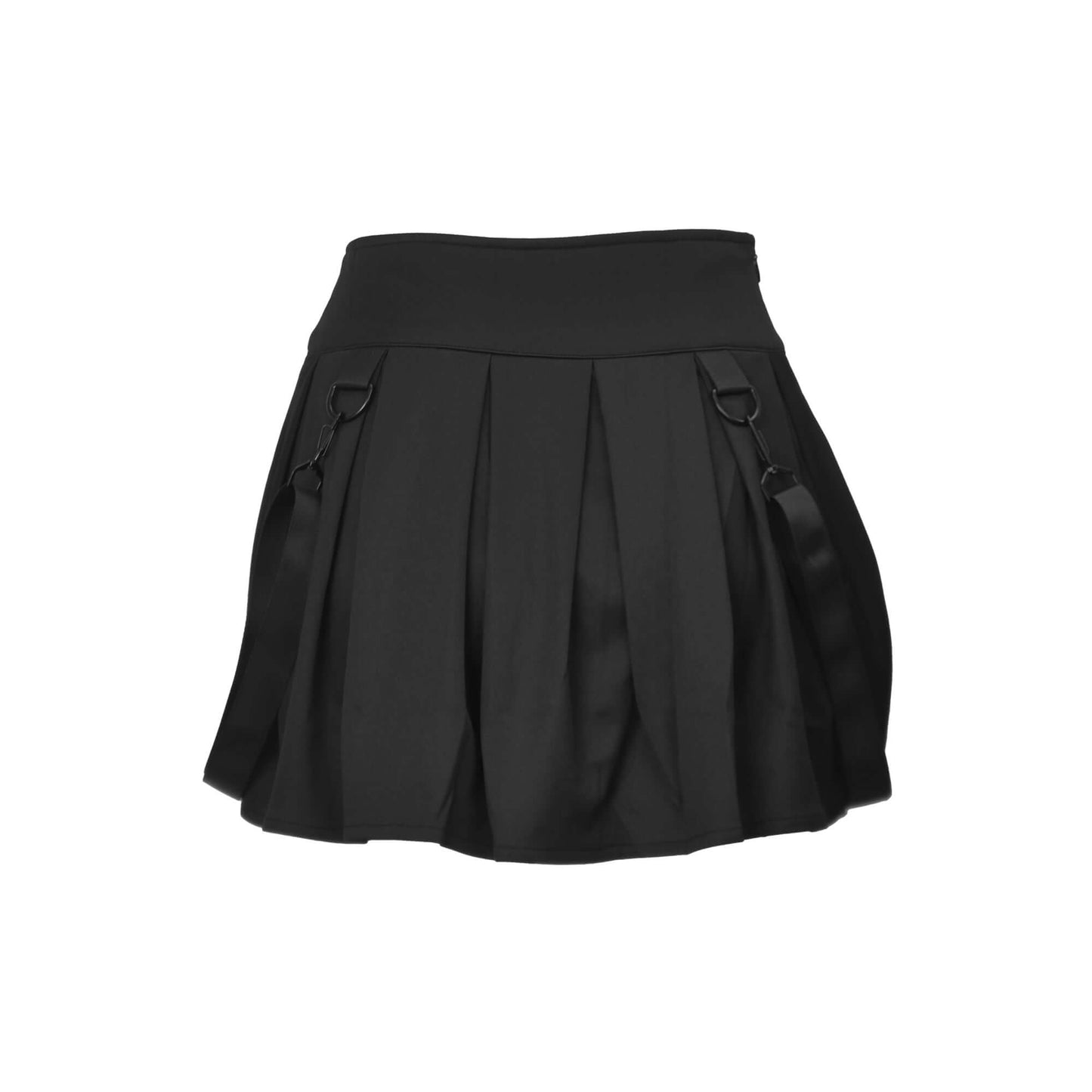 Detachable Suspender Mini Pleated Skirt