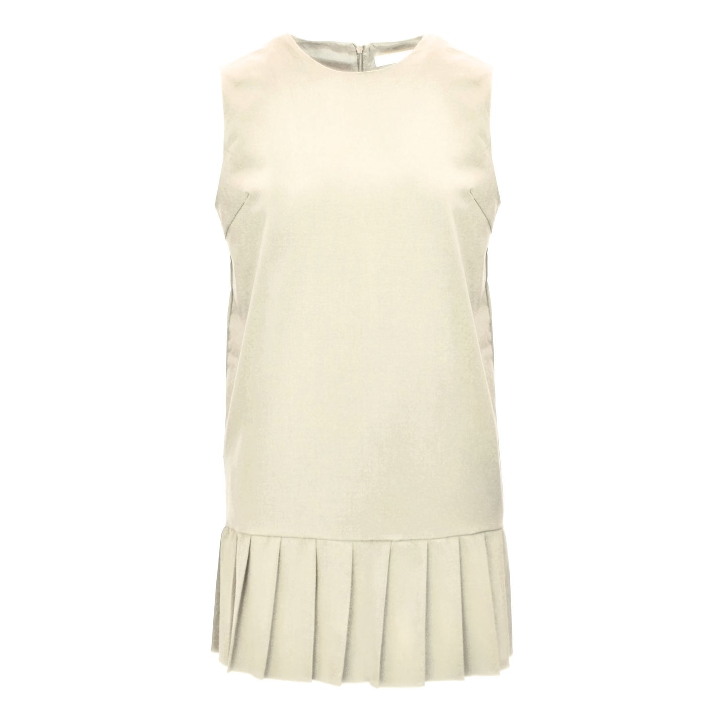 Sleeveless Pleated Mini Dress