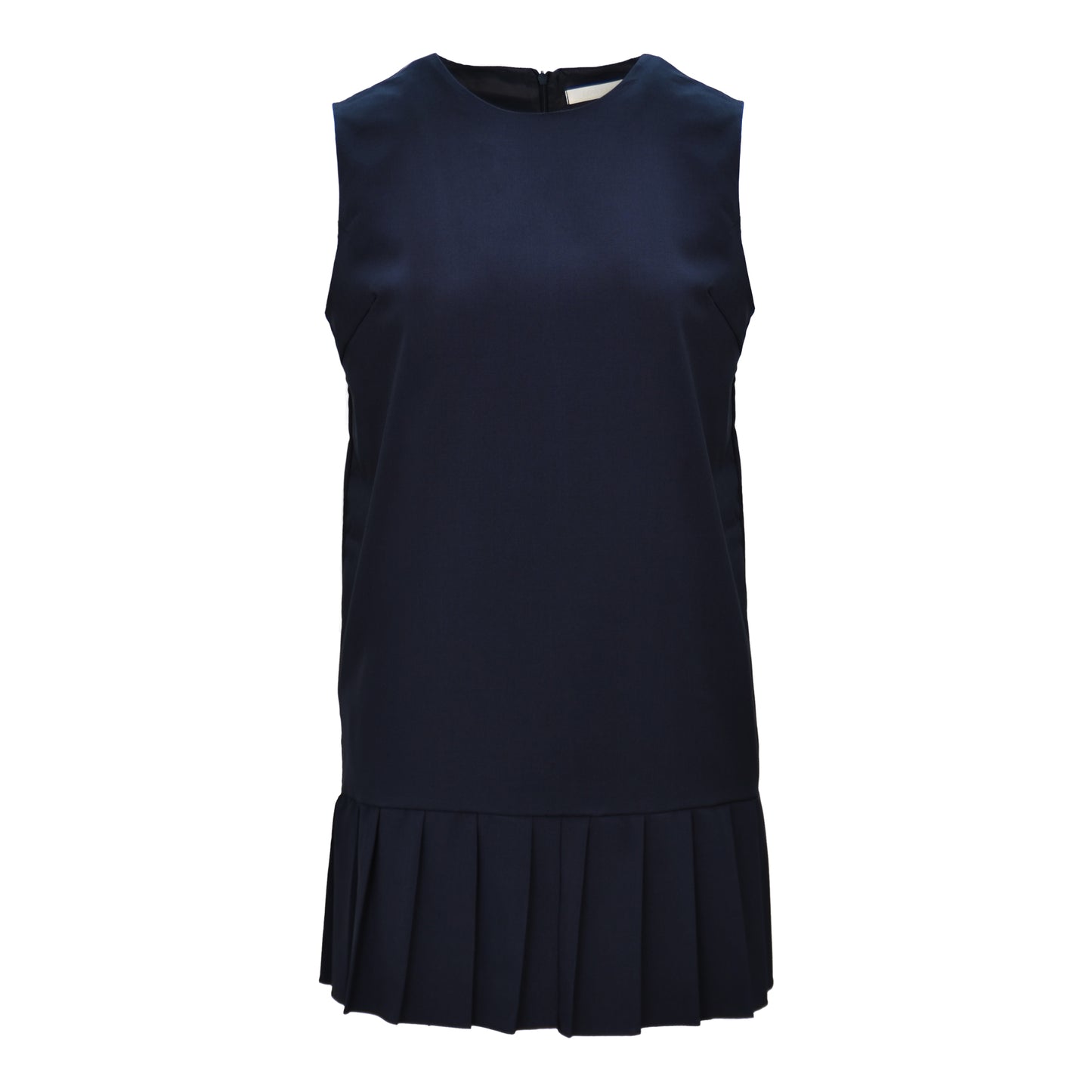 Sleeveless Pleated Mini Dress