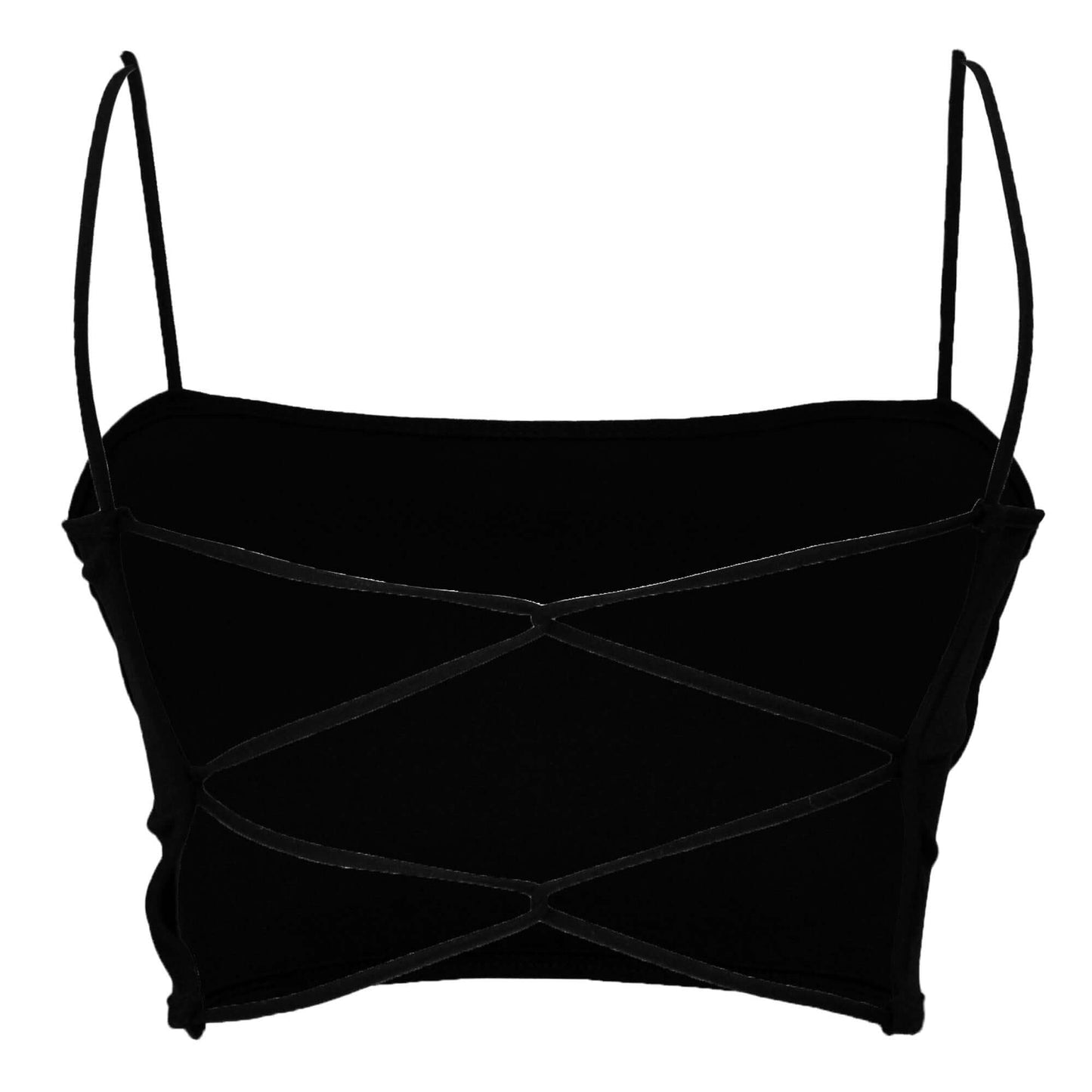 Criss Cross Sleeveless Bra Top (inner pad included)