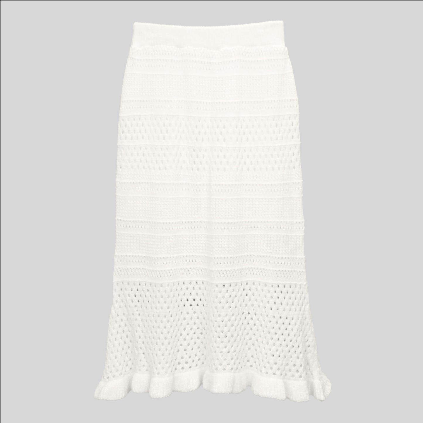 Semi-Trumpet Knitted Skirt