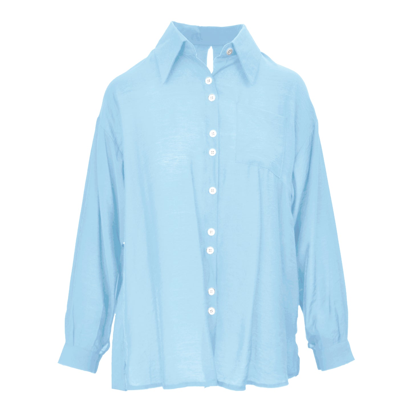 Open Back Tie Up Long Sleeve Shirts