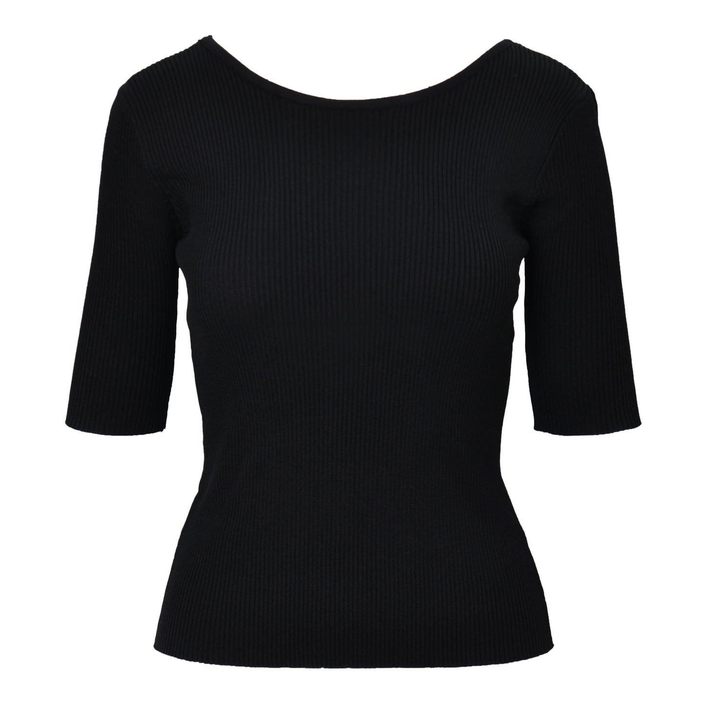 Round Neckline Knitted Top