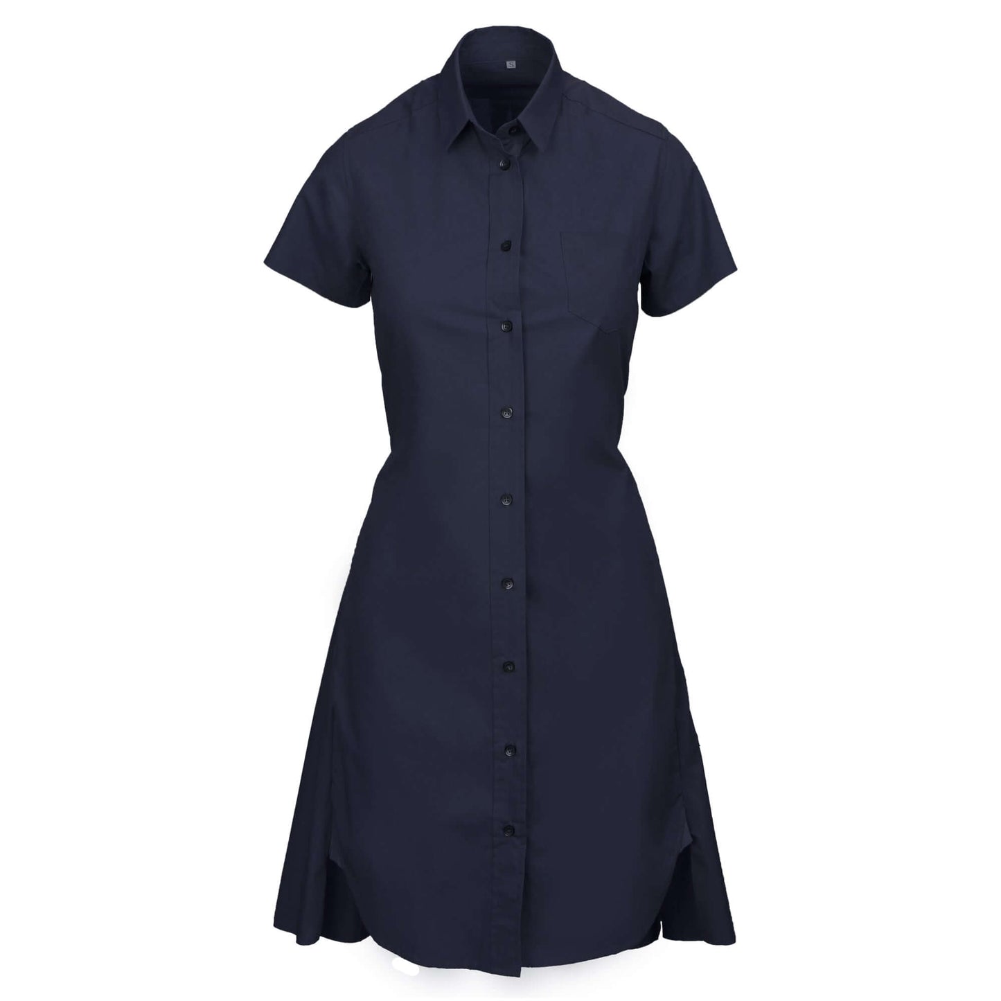 Backless Short Sleeve Shirts Dress